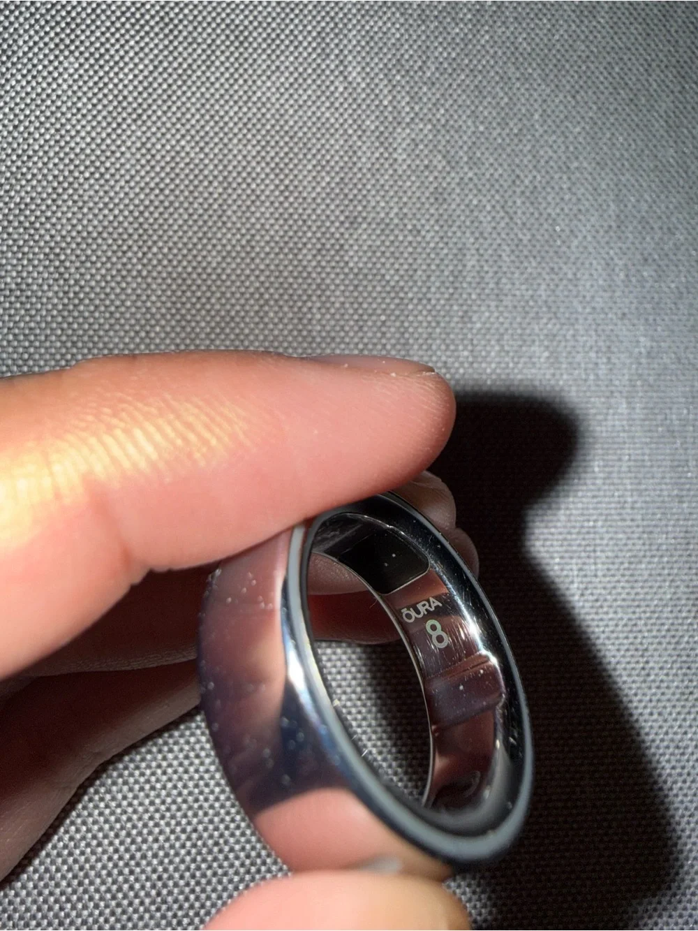 Oura Ring 4 Silver - Size 8